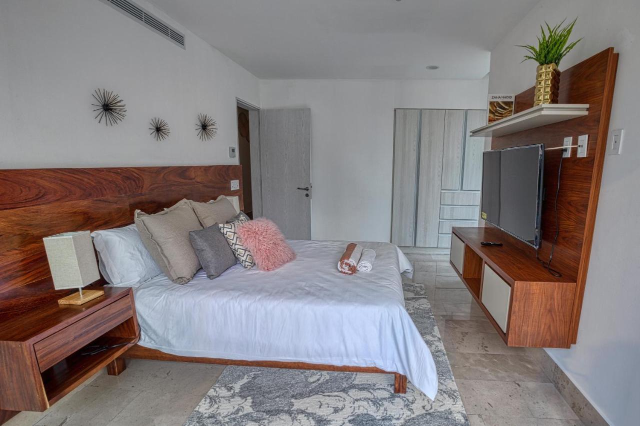 Astonishing Condo With Balcony In A Private Complex With Pool And Gym Playa del Carmen Eksteriør billede