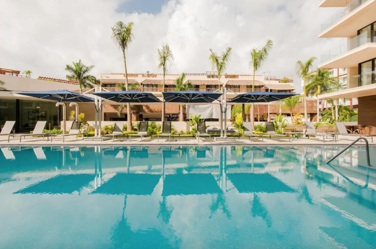 Astonishing Condo With Balcony In A Private Complex With Pool And Gym Playa del Carmen Eksteriør billede