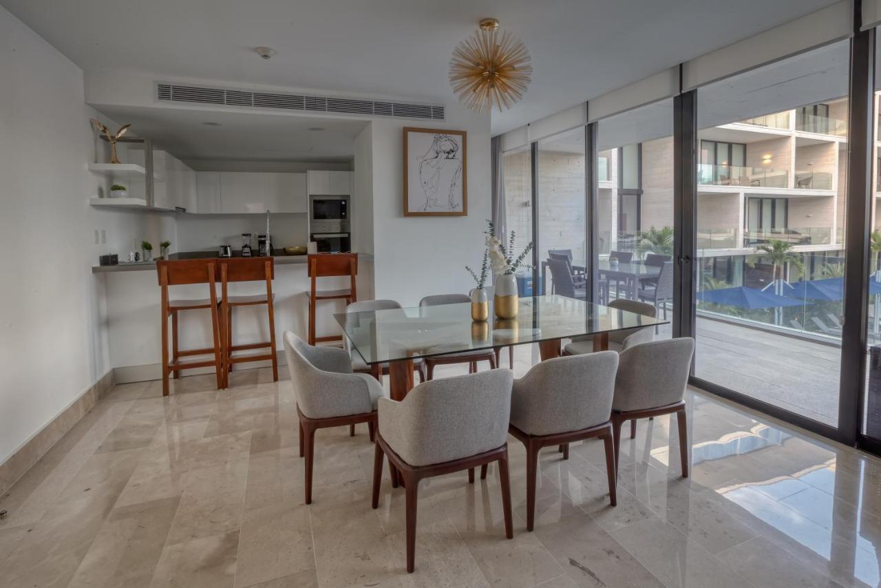 Astonishing Condo With Balcony In A Private Complex With Pool And Gym Playa del Carmen Eksteriør billede
